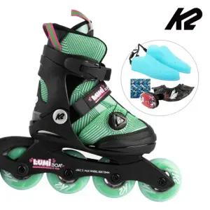 K2 인라인 스케이트 루미 보아 민트 아동 어린이 유아 인라인스케이트 신발항균건조기 휠커버