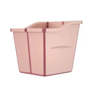 간이 접이식욕조 나홀로사우나 핑크