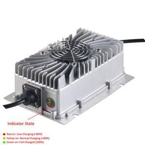 방수 24V 10A Lifepo4 고속 충전기 인산철 RV 지게차 에너지 저장 배터리 스마트