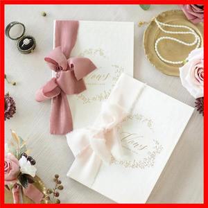 3롤/세트 5m 프레이드 엣지 핸드메이드 시폰 실크 리본 DIY 선물 상자 인사 카드 웨딩 파티 꽃다발 선물 장