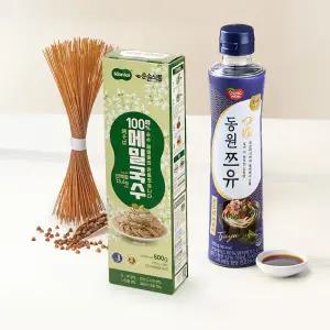 아트박스/순솔 순솔 100 메밀국수 500G 1팩 X 동원 쯔유 소바 세트