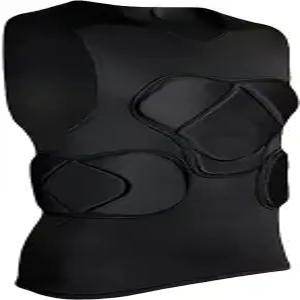 젤리브로 패딩 민소매 셔츠 가슴 갈비 보호대 축구 럭비 페인트볼 보호