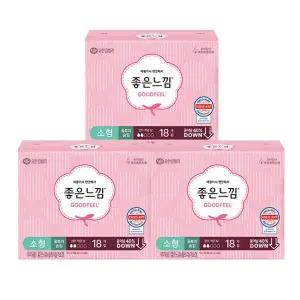 좋은느낌 오리지널 울트라슬림 소형 18pX3팩