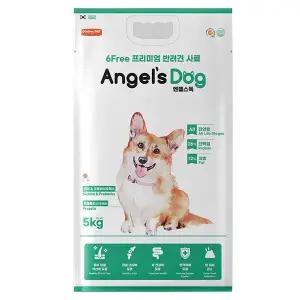 엔젤스독 5kg 꿀벌사료 관절 피부 장 면역관리사료