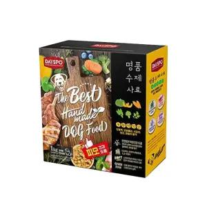 데이스포 명품 수제사료 녹황색식단 1kg 전견용