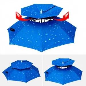 우산모자 양손의자유 더블 핸즈프리 모자 우산 양산 RD-10876_24410709