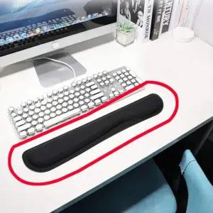 [에이치플러스몰]bns 컴퓨터 키보드 마우스 손목 보호대 받침대 거치 패드