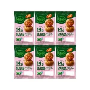 CJ제일제당 비비고 닭가슴살 김치만두 168g x6개