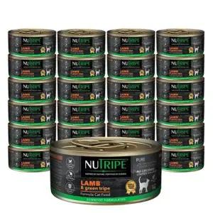 뉴트라이프 퓨어 고양이 주식캔 양고기 그린트라이프 95g 24개