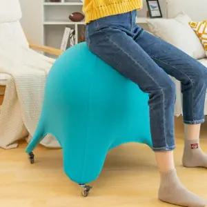 코어 밸런싱 요가 필라테스 짐볼 의자 이동식 체어 허리에좋은의자