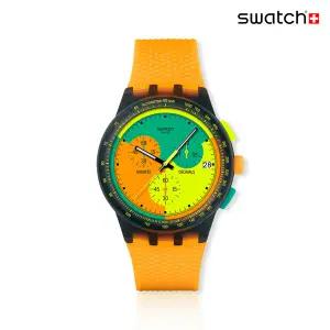 [본사] SWATCH NEON SIGNAL FLAG SUSB422