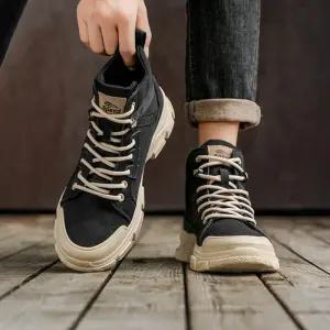 남성 2컬러 어반 하이탑 빅사이즈 스니커즈 ZG-H0077