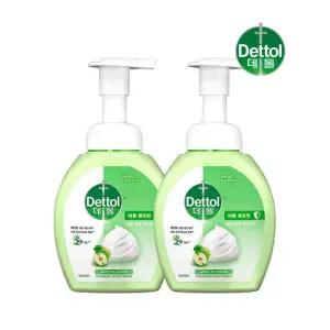 데톨 애플 포밍 항균 핸드워시 250g x2개