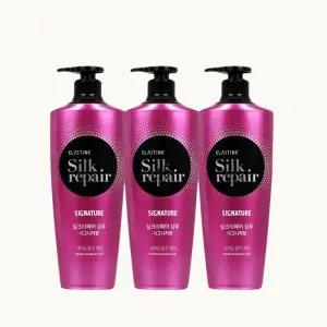 엘라스틴 윤기코팅 실크리페어 골드실크 오리지널 샴푸 550ml 3개