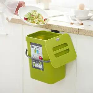 [윈프라이스] 음식물 잔반 처리 쓰레기통 벽걸이 싱크대 걸이 겸용