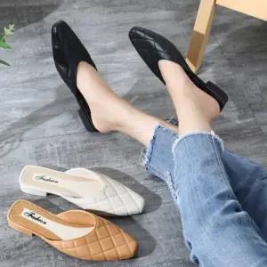 ONM 코디 여자 블로퍼 패턴 스퀘어 여름 아이템 모던 뮬