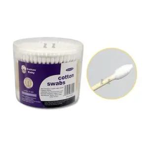 나무 코튼면봉 대략300개 화장면봉 위생면봉 위생면봉 화장면봉 양쪽면봉