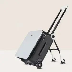 트롤리 화이트 캐리어 기내용 20형 미니캐리어 20형캐리어 여행용캐리어 트롤리캐리어