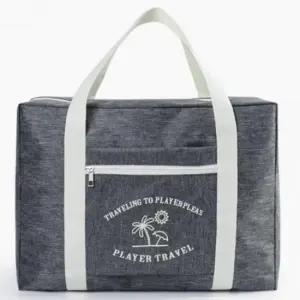 여행용 보스턴백 캐리어 위 짐 보스턴 가방 그레이 캐리어보조가방 천여행가방