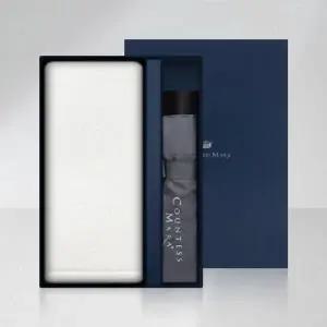 (통합색상 골고루(랜덤))EA 송월 타올 우산 2매 선물세트 에르모1+3단 폰지1