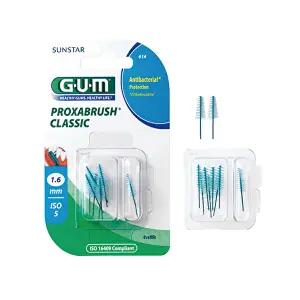 [GUM]GUM 검 605 치간칫솔 리필 8개입 (614) 6개