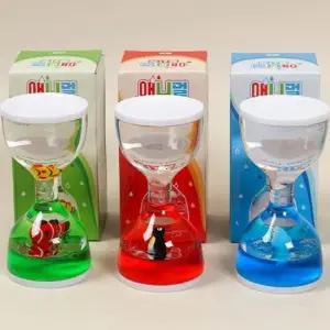 애니멀물시계 젤리멍 오일멍 타이머 물시계 모래시계 오일타이머 사우나시계