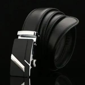 벨트 자동버클 소가죽 이시아르 남성 120cm 남성벨트 양복벨트 세미정장벨트 합성피혁벨트