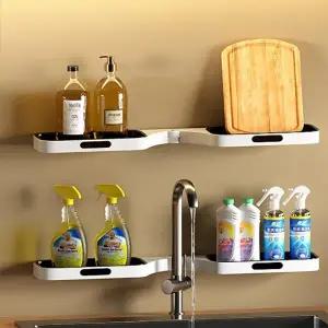 ( )초강력 다용도 욕실 접이식 물빠짐 선반 무타공거치대