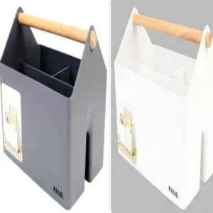 적층식 바스켓 필기구정리함 보관함 적층바구니 손잡이바구니 정리함