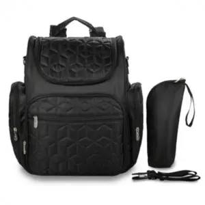 (색상 블랙)아빠 엄마 기저귀 가방 백팩 아기옷 수납 이너백 검정