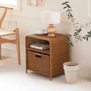 [동서가구] 라누 PP라탄 1단 수납장 DF927298