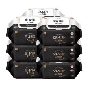 모나리자 시그니처 물티슈 캡형 100매 9팩