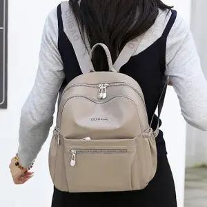 멀티 지퍼 포켓 컴팩트 수납 스트랩조절 데일리 백팩 6SS
