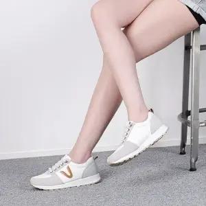 제작 투톤 배색 브이 끈 밴딩 스트랩 스니커즈Y