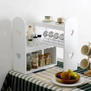 /동화속나무 길이조절선반 싱크대선반 화장대정리 소품장식(MD012)