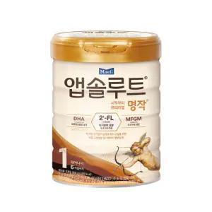 앱솔루트 명작 2FL 분유 1단계(0~6개월) 800g 1캔