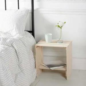 [무료배송] 편백나무 DIY 오픈 미니 협탁 수납장