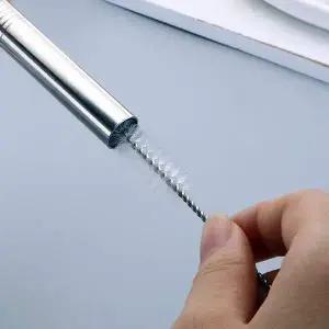 [골드스마일]스테인리스 10개입 20cm 세트 스트로우 세척솔 빨대