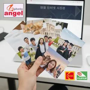 ++[ 엔젤 사진관 ]++ 사 은 품 5 7 인치 사진 A4반정도크기 코닥정품