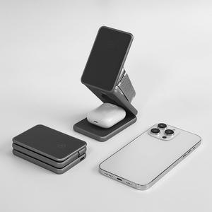 지토스 3IN1 폴딩 스탠드 맥세이프 고속 무선충전기 호환 아이폰 갤럭시 에어팟 워치 올인원 23W