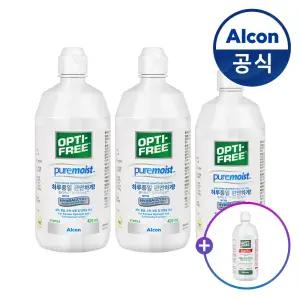 옵티프리 렌즈세척액 퓨어모이스트 420ml 2개 + 300ml 1개