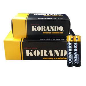 코란도 망간 건전지 R6 R03 AA AAA 60개입