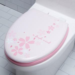 샤바스 체리 블로썸 소프트 변기커버 O형 대형