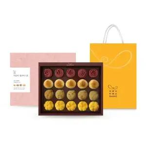 [명절선물][화과방] 더담아 생과자세트 1호 20개입 (+쇼핑백) / 만주 선물세트 화과자 간식 화과자