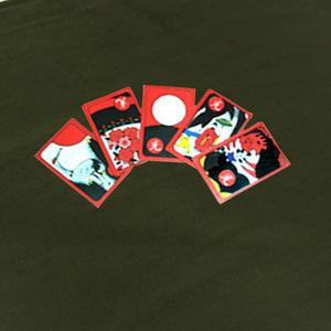 국산 화투 고스톱 놀이방석 모포 담요 카드판 윳놀이(80x80cm)