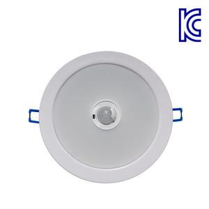 국산 LED 원형센서매입등 HB 6 15W 타공 15cm 다운라이트 원형 현관등 입구 계단등 복도 베란다 다용도