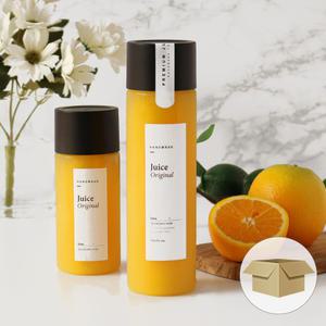 일자페트 250ml 300ml 400ml 500ml 1박스 주스 페트 병 PET 스티커 박스 포장