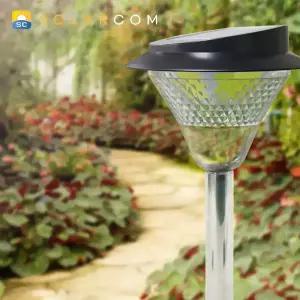 태양광 100구 COB LED 정원등 태양열 야외 조명 데크 문주 벽등 잔디등 전등 실외 문주등