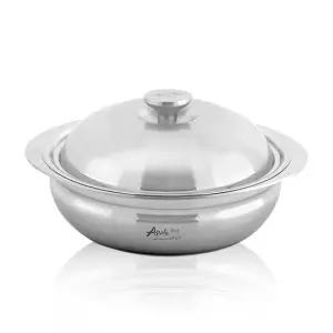 국산 애플팟 통5중스텐 전골냄비 20cm IH인덕션전용 불고기 샤브샤브 낮은냄비