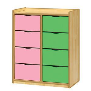 하모니 안전칼라 서랍장8인용(57-2)어린이집 교구장 유치원 8인용 보관함